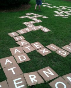 Giant scrabble